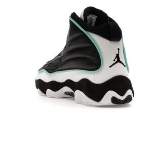 Jordan Pro Strong Black White Teal Sneakers